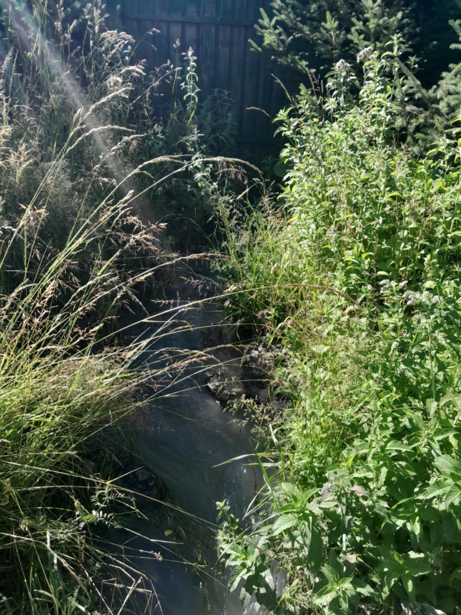 Waterfall In The Yard Karakol Bagian luar foto